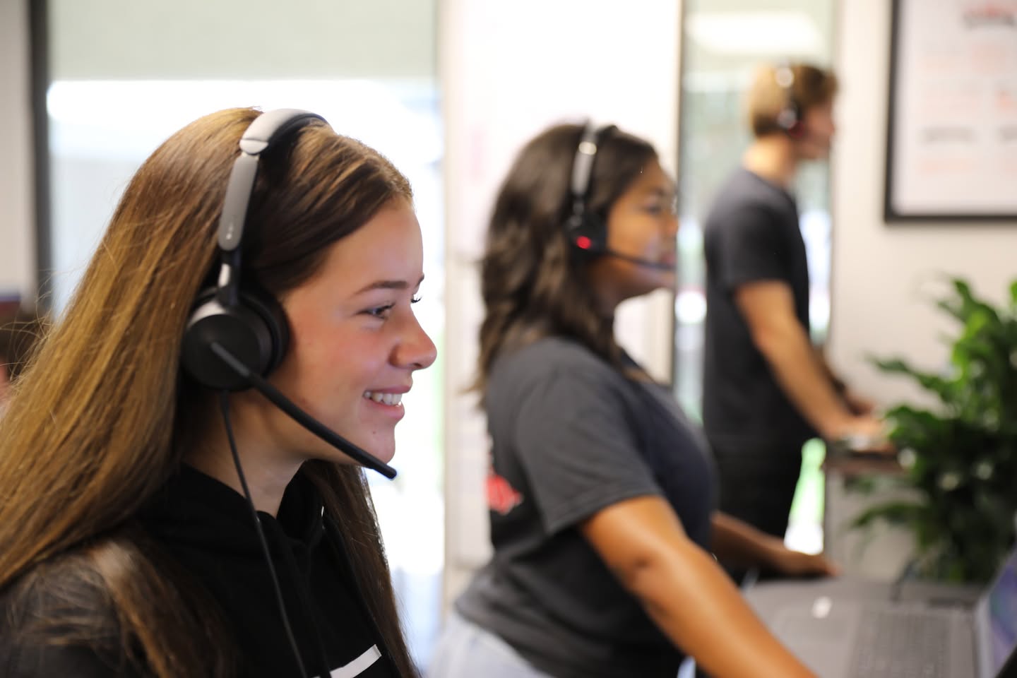 Rokrbox U.S.-based callers working with real estate leads in College Station, Texas